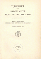 Tijdschrift voor Nederlandse Taal- en Letterkunde. Jaargang 69-70,  [tijdschrift] Tijdschrift voor Nederlandse Taal- en Letterkunde