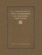 Kort woordenboek van wijsgeerige kunsttermen, C.J. Wijnaendts Francken